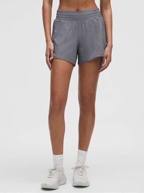 Lululemon Hotty Hot High-Rise Lined Short 4"
Solar Grey